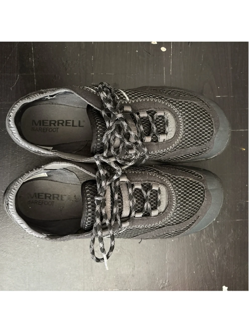 Merrell Pace Glove 3 Women's 9 Black Barefoot Vibram Trail Running Shoes EU 40